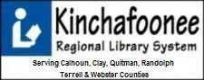 Kinchafoonee library system logo
